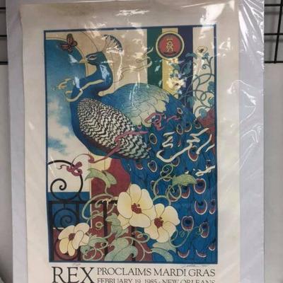 https://www.ebay.com/itm/124143292203 Cma2027 Rex Poster 1985, Jacqueline Welch. 23x35 WxH. 101/300 $95