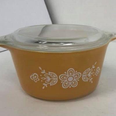 https://www.ebay.com/itm/124143294845 Cma2030: Vintage Butterfly Gold Glass 1.5 Quart Cinderella Oval Casserole Dish w/ Lid $10