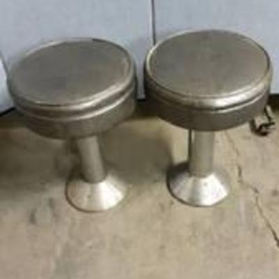 2 ice cream parlor chairs