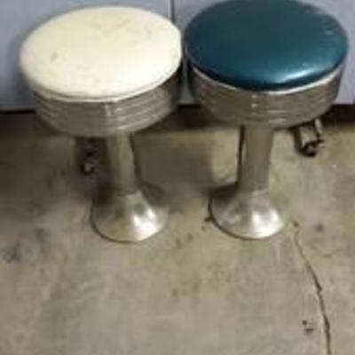 2 vintage ice cream parlor chairs