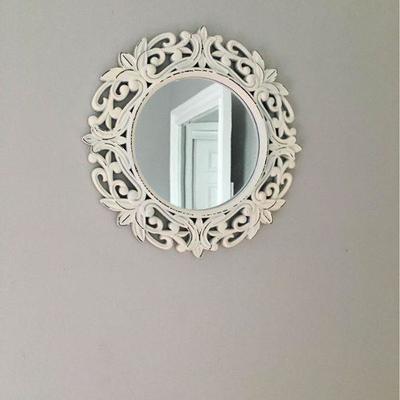 https://www.ebay.com/itm/124153673927	PA018: White Decorative Mirror 15
