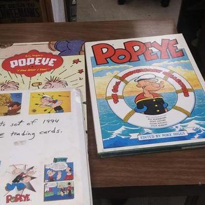 https://www.ebay.com/itm/114168092176	Box070AH LOT CONTAINS 2 POPEYE THE SAILOR MAN COMIC STRIP IN HARD BOUND BOOK FORM BOOKS AND 1 SET...
