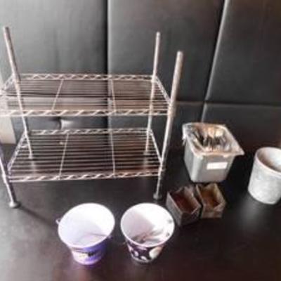 Counter Top Wire Shelf & Misc