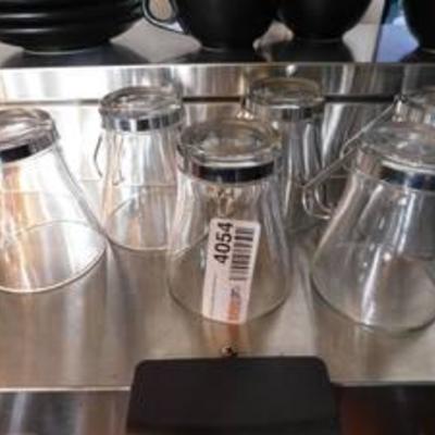 Lot Of 6 Glass Coffee Mugs