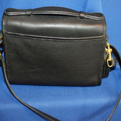 Lot 59 Black Coach Bag Back