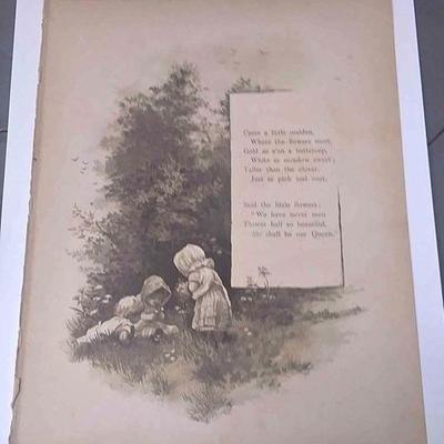 https://www.ebay.com/itm/124163907100	AB0257 VINTAGE 19TH CENTURY BOOK PLATE BLOCK PRINT $10.00 9 3/8 X 7 3/8 INCHES WITH POEM. A LITTLE...