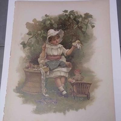 https://www.ebay.com/itm/124163899436	AB0248 VINTAGE 19TH CENTURY BOOK PLATE BLOCK COLOR PRINT $10.00 9 3/8 X 7 3/8 INCHES GIRL IN CHAIR...