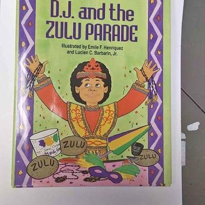 https://www.ebay.com/itm/124158326567	AB0226 D.J. AND THE ZULU PARADE HARD COVER illustrated CHILDRENS BOOK  BY DENISE WALTER MCCONDUIT...