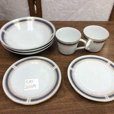 https://www.ebay.com/itm/113945908882	SM2009: Noritake Japan Blue Dawn China 6611 Lot of 7 Bowls, Plates & Cups $20
