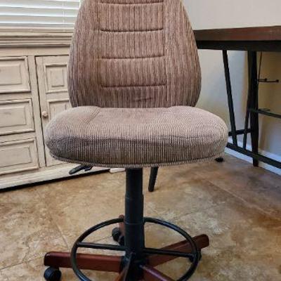 #15 - Office / Drafting Chair - swivel, clean cloth, adjustable height ($35)