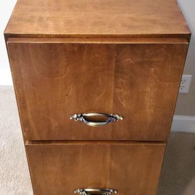 #20 - 3 Drawer Filing Cabinet, wood, 42