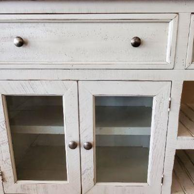 #25 - Buffet Cabinet / TV Stand, Contemporary, Country/Farmhouse, distressed look, great condition, 70