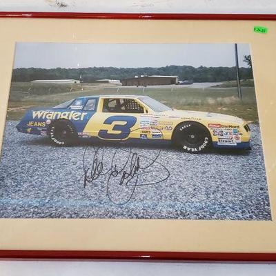 #7 - Dale Earnhardt Sr. Signed Framed Photograph, great condition, 18.5Lx15W ($24)