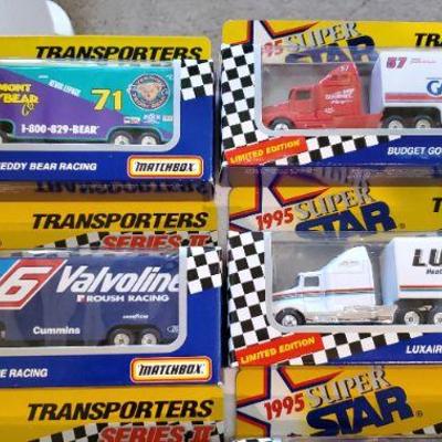 #3 - 83 Nascar Related Matchbox Die-Cast Model Cars - All 1994 & 1995, New In Boxes - Sold As A Lot ($200)