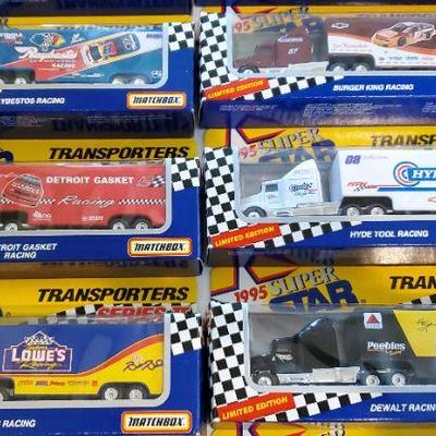 #3 - 83 Nascar Related Matchbox Die-Cast Model Cars - All 1994 & 1995, New In Boxes - Sold As A Lot ($200)