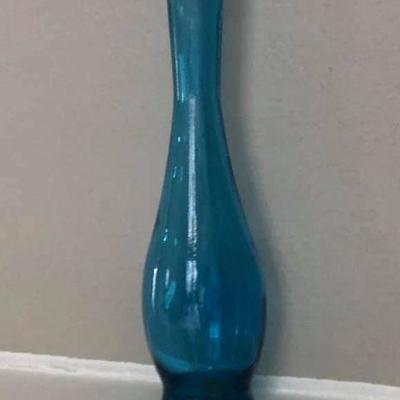 https://www.ebay.com/itm/114199969052	PA056 Blue Glass Vase 12