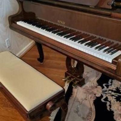 Petrof Piano Keyboard also comes with matching bench 