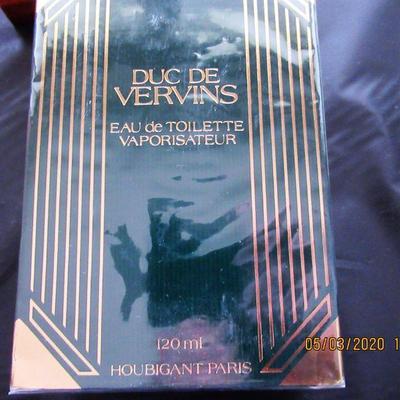 $60.00 DUC DE VERVINS, 120 ML HOUBIGANT-PARIS UNOPENED BOX