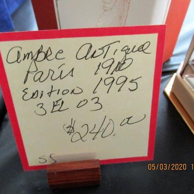 $240.00  AMBRE ANTIQUE PARIS 1910  EDITION 1995  3 FL OZ, WITH BOX