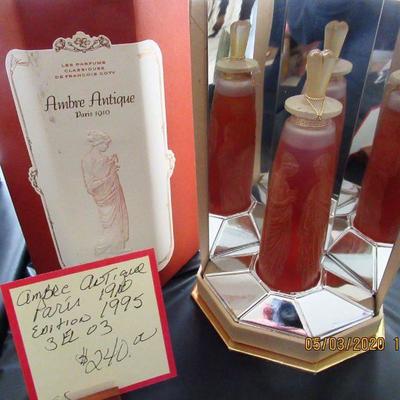 $240.00  AMBRE ANTIQUE PARIS 1910  EDITION 1995  3 FL OZ, WITH BOX