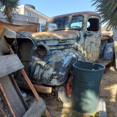 3037: Antique truck sold on bill of sale only