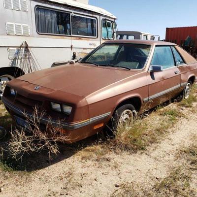 3004	
1984 Plymouth Turismo
Year: 1984
Make: Plymouth
Model: Turismo
Vehicle Type: Passenger Car
Mileage:
Plate:
Body Type: 2 Door...