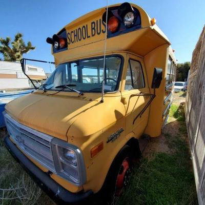 2053	
1989 Chevrolet G30 School Bus
Year: 1989
Make: Chevrolet
Model: G30
Vehicle Type: Van
Mileage: 10,696
Plate:
Body Type: 3 Door Van;...
