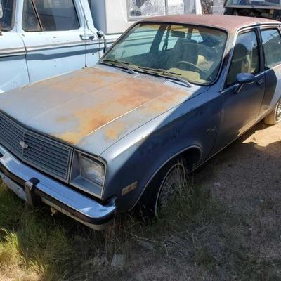 1180	
1980 Chevrolet Chevette
1980 Chevrolet Chevette Vin: 1B689AA115299
Ok to sell.
On non op.
