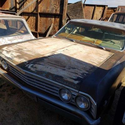 1002:	
1967 Chevrolet Malibu 2 Door Sport Coupe Manufactured in Fremont California
VIN: 136177Z156538 Has Engine, no trans
Clean...