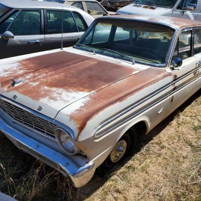 1030: 	
1964 Ford Falcon Futura 4 Door
VIN: 4616U141818
Vehicle being sold on application for duplicate title.
Title not in hand.
DMV...