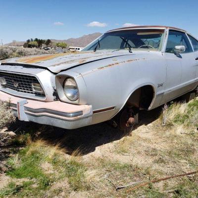 1974 Mustang 2 VIN: 4R03Y235666 Mileage 47,963 TMU
Vehicle being sold on application for duplicate title.
Title not in hand.
DMV fees $59...