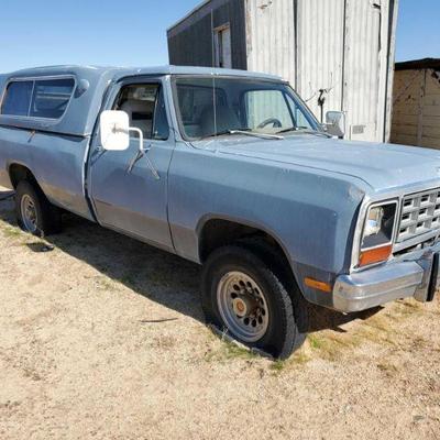 3064: Year: 1984
Make: Dodge
Model: W350 Pickup
Vehicle Type: Pickup Truck
Mileage:
Plate:
Body Type: 2 Door Cab; Sweptline; Chassis
Trim...