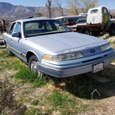 Year: 1992
Make: Ford
Model: Crown Victoria
Vehicle Type: Passenger Car
Mileage:
Plate:
Body Type: 4 Door Sedan
Trim Level: S
Drive Line:...