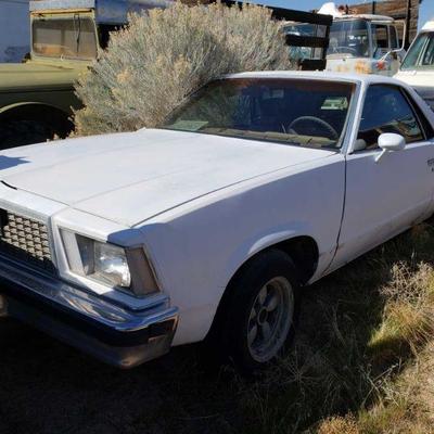 1076	
1978 Chevy El Camino
VIN: 1W80U8Z474127 Mileage: 71,418 TMU Hood wont open. Key in ignition
Vehicle being sold on application for...