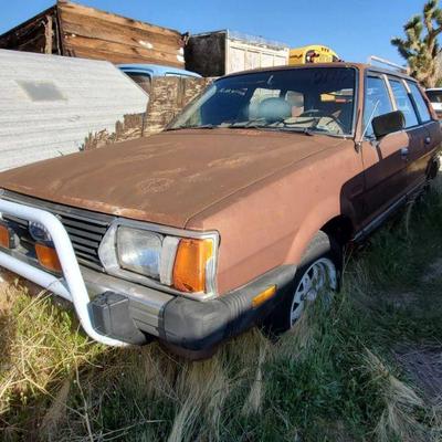 2047	
Subaru Leone GL Wagon
Subaru Leone GL Wagon, VIN: JF25AM31FAG706808
Vehicle being sold on application for duplicate title.
Title...