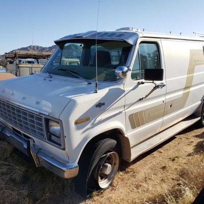 1062	
1980 Ford Econoline 350
VIN: S34GHGB8384
Vehicle being sold on application for duplicate title. Needs to be smogged.
Title not in...