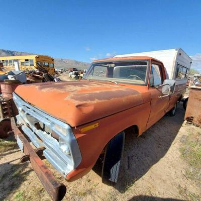 2000	
1973 Ford F250
1973 Ford F250, VIN: F25YRS06346
Vehicle being sold on application for duplicate title.
Title not in hand. Vehicle...