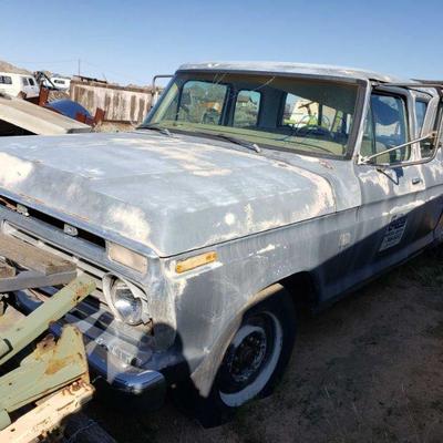 1974 Ford F2450 VIN: F25JKV63977
Vehicle being sold on application for duplicate title.
Title not in hand.
DMV fees $59 for non op and...