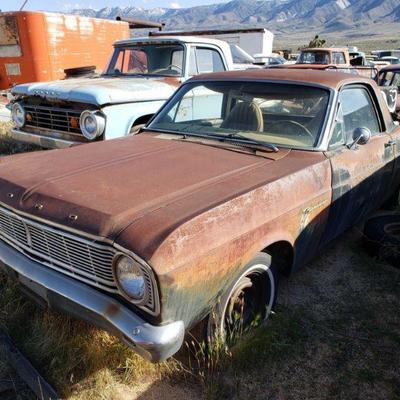 1160:	
1966 Ford Ranchero
VIN?: 6K27T183154 Mileage: 24,631 TMU
Vehicle being sold on application for duplicate title.
Title not in...