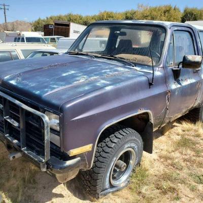 2017	
1985 Chevy K5 Blazer
Chevy K5 Blazer, VIN: 1GBED18J8FF191535, LOCKED
Vehicle being sold on application for duplicate title.