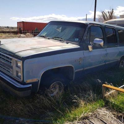 3006	
1987 Chevrolet Suburban 6.2L Diesel
Year: 1987
Make: Chevrolet
Model: Suburban
Vehicle Type: Multipurpose Vehicle (MPV)
Mileage:...