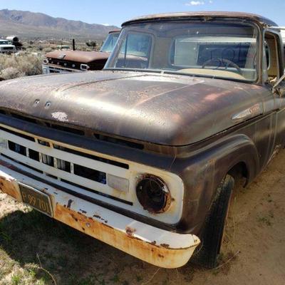 Ford F100 VIN: F10JR565412
Vehicle being sold on application for duplicate title.
Title not in hand.
DMV fees $59 for non op and $70 DOC...