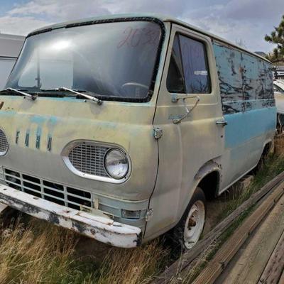 2032:	
1966 Ford Econoline E140 Van
Ford Econoline E140 Van, VIN: E14AH782334, Mileage: 11,301 TMU
Vehicle being sold on application for...