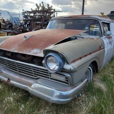 2038	
1957-58 Ford Del Rio Ranch Panel Wagon
Ford Del Rio Wagon, VIN: 78AEAE22B712452, Mileage: 162,880
Vehicle being sold on application...