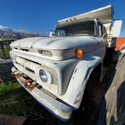 2045	
Chevy C60 Dump Truck
Chevy C60 Dump Truck, V.U., Mileage: 46,046 TMU