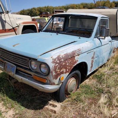 2024	
1969 Datsun 1300 Truck
Datsun 1300 Truck, V.U., Mileage: 49,586 	 