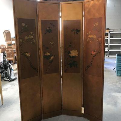 Wood Room Divider
