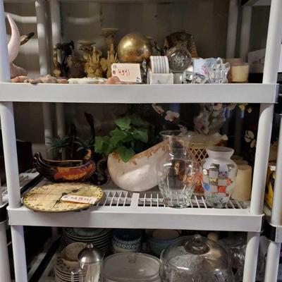 4541	
Full Set Dishes, Carafe, Vases, Coasters, Wall decor, And more
Also Includes Decorative Candle Sticks, Candles, Clock, Statues, And...