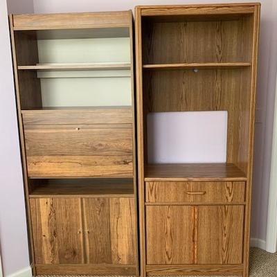 Two different Bookcases $50 each