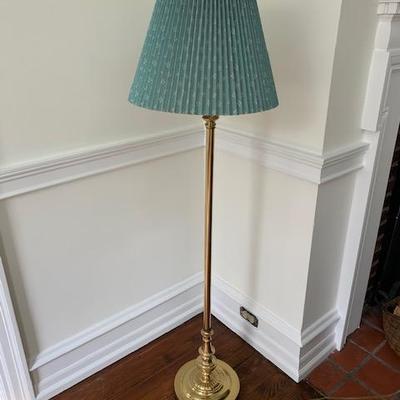 Brass Floor Lamp $60